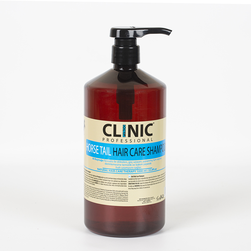 Clinic Bakım Şampuanı 1000 ML (At Kuyruğu, Keratin, Milk Honey)