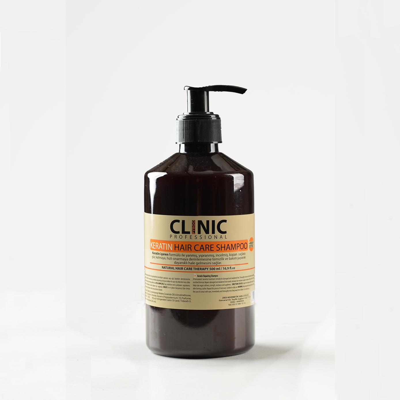 Clinic Bakım Şampuanı 500 ML (At Kuyruğu, Keratin, Milk Honey)